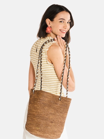 Sac à bandoulière 'RHAMA' NALì en marron : devant
