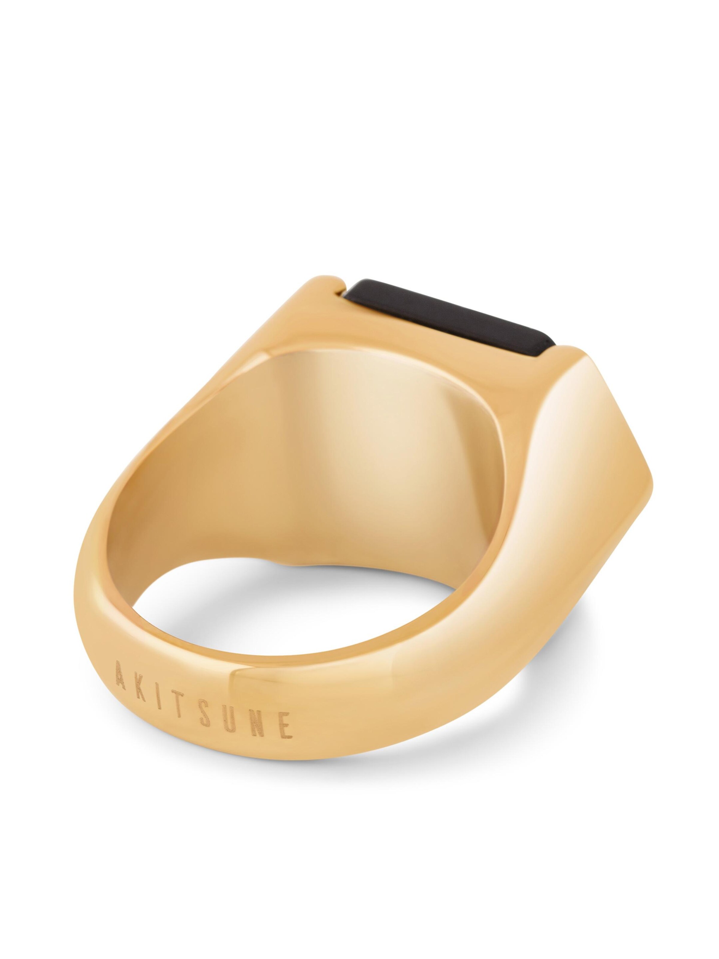 Akitsune Ring 'Abyss' in Gold