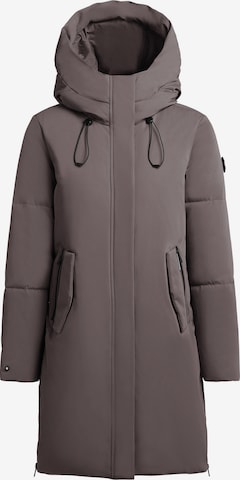 khujo Pitkä talvitakki 'Nean' värissä harmaa: etupuoli