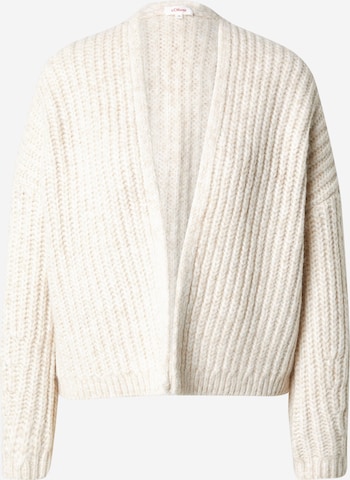 Cardigan s.Oliver en beige : devant