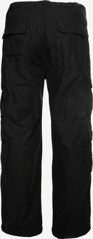 MJ Gonzales Loosefit Cargohose in Schwarz