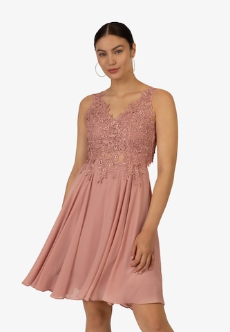 Kraimod - Vestido de gala en rosa: frente