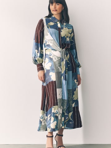 Rochie tip bluză de la Next pe albastru