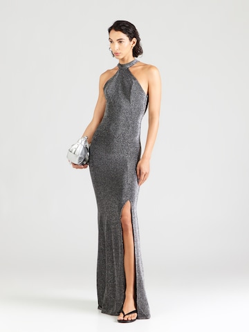 WAL G. - Vestido de noche 'XZENA' en plata
