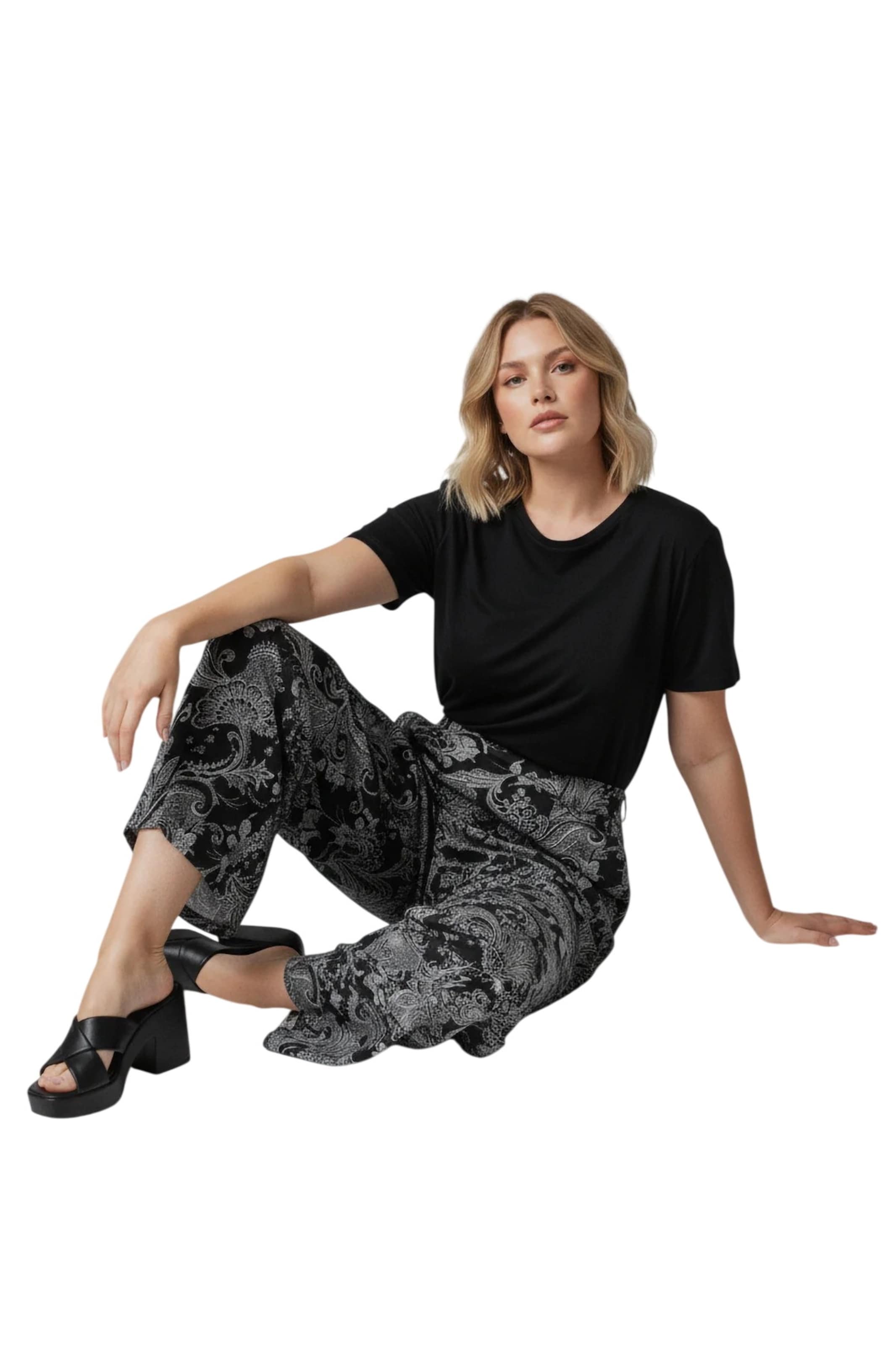 Shape Of You Wide leg Trousers in Black