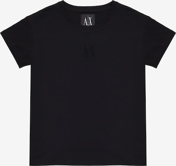Tricou de la ARMANI EXCHANGE pe negru: față