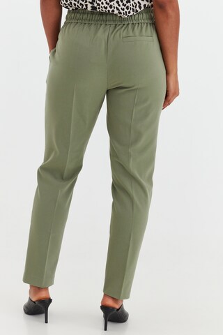 b.young Regular Pleat-Front Pants 'BYDANTA' in Green