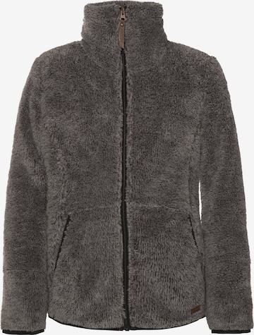 PROTEST Fleecejacke 'RIRI JR' in Grau: Vorderseite