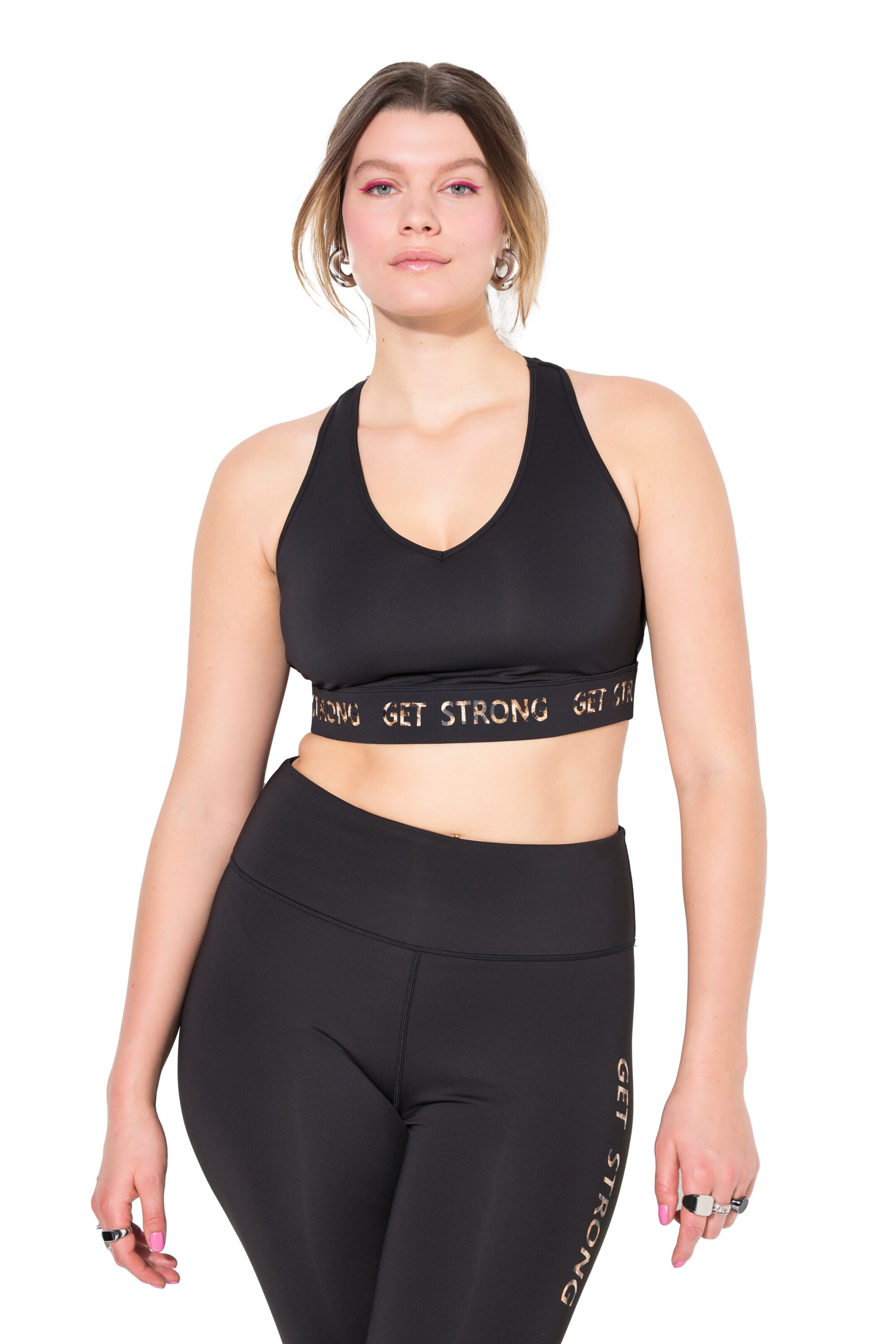 Studio Untold Bustier BH in Schwarz: Vorderseite