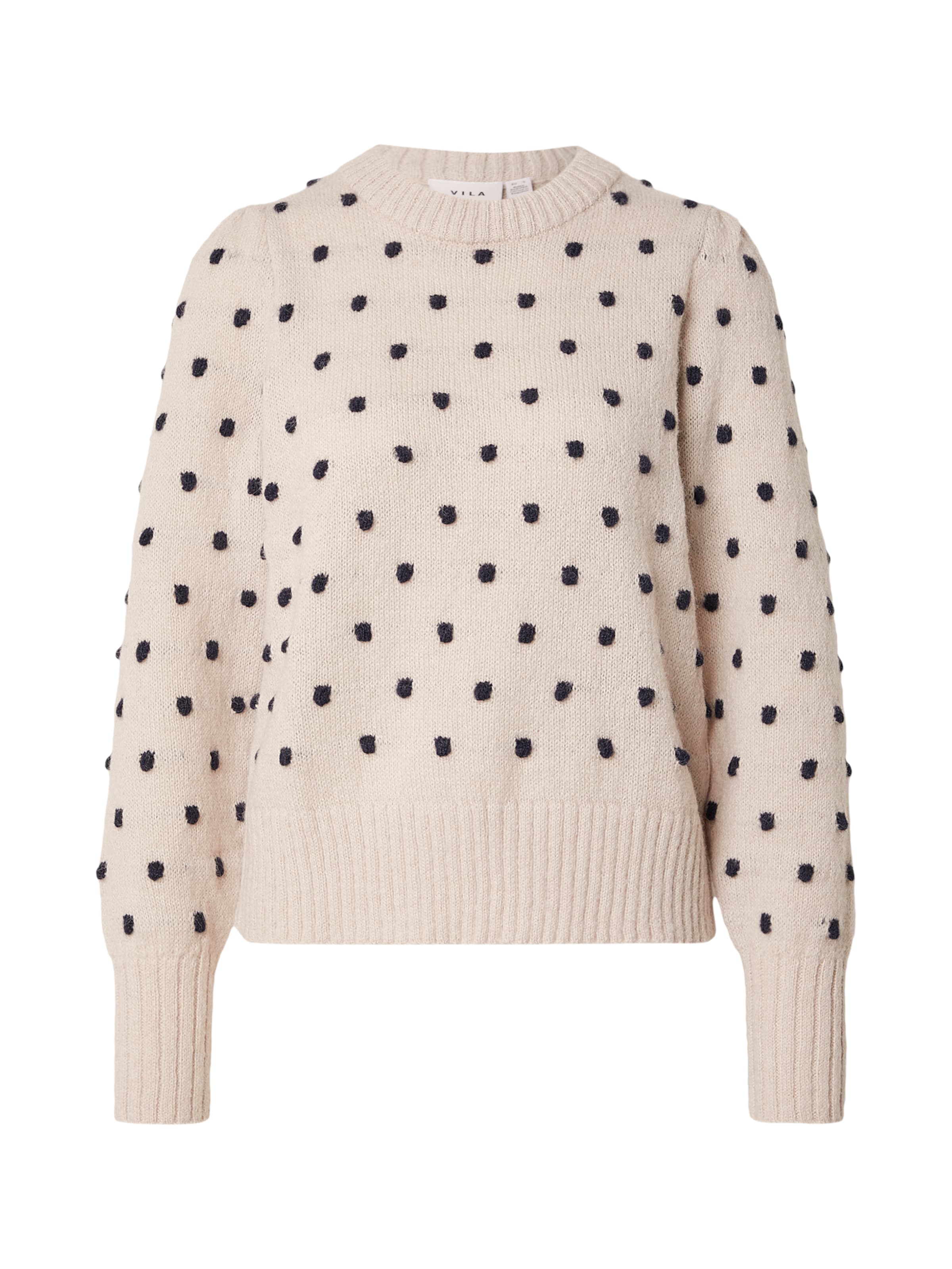 Pulover 'VIDottie' de la VILA pe bej: față