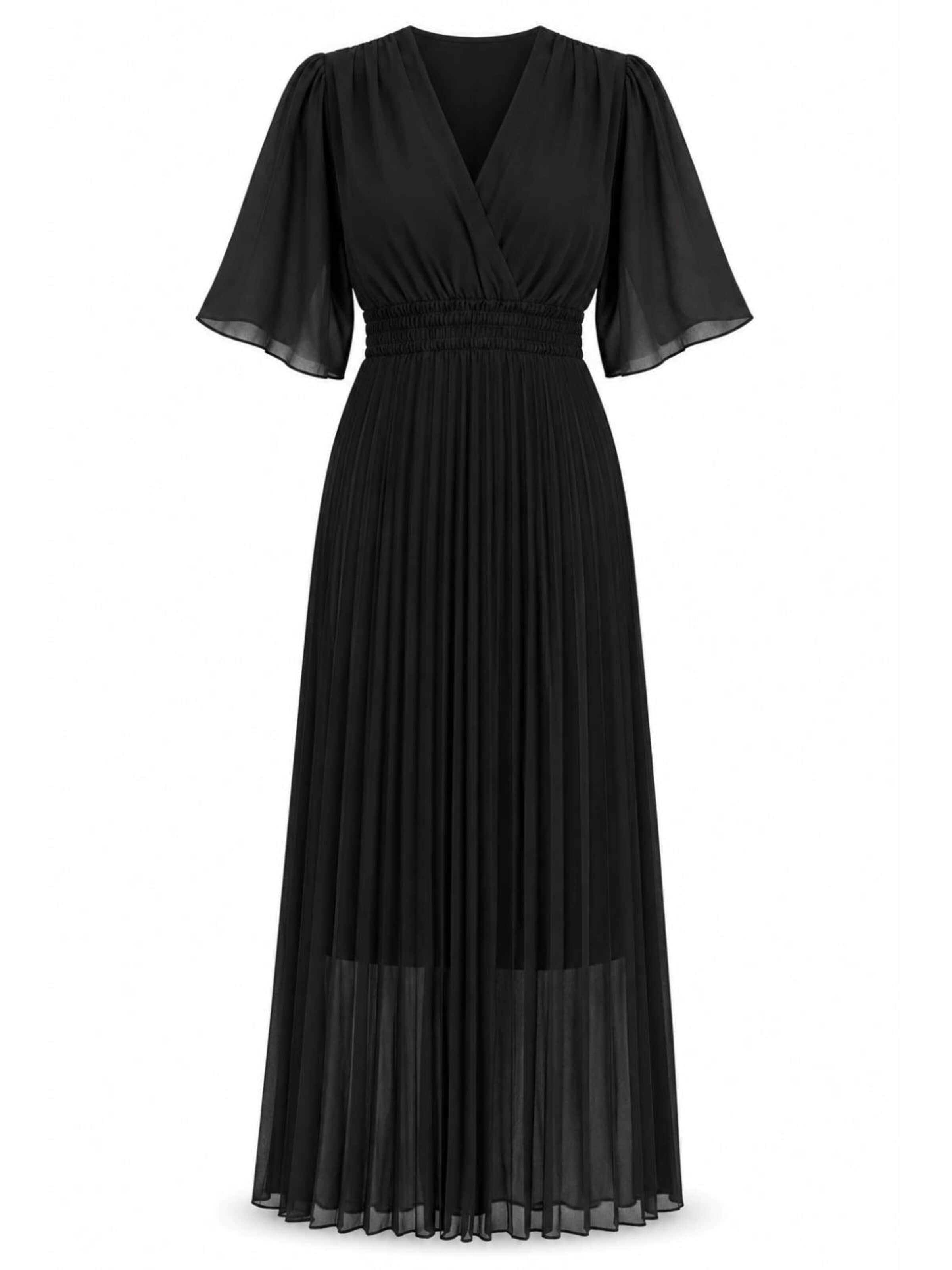 Figl Sommerkleid in Schwarz: Vorderseite
