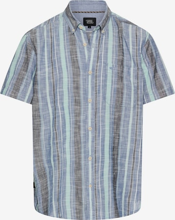 CAMEL ACTIVE Karohemd aus reiner Baumwolle in Blau: Vorderseite
