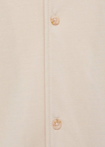 MANGO MAN Regular fit Shirt 'Bonheur' in Beige