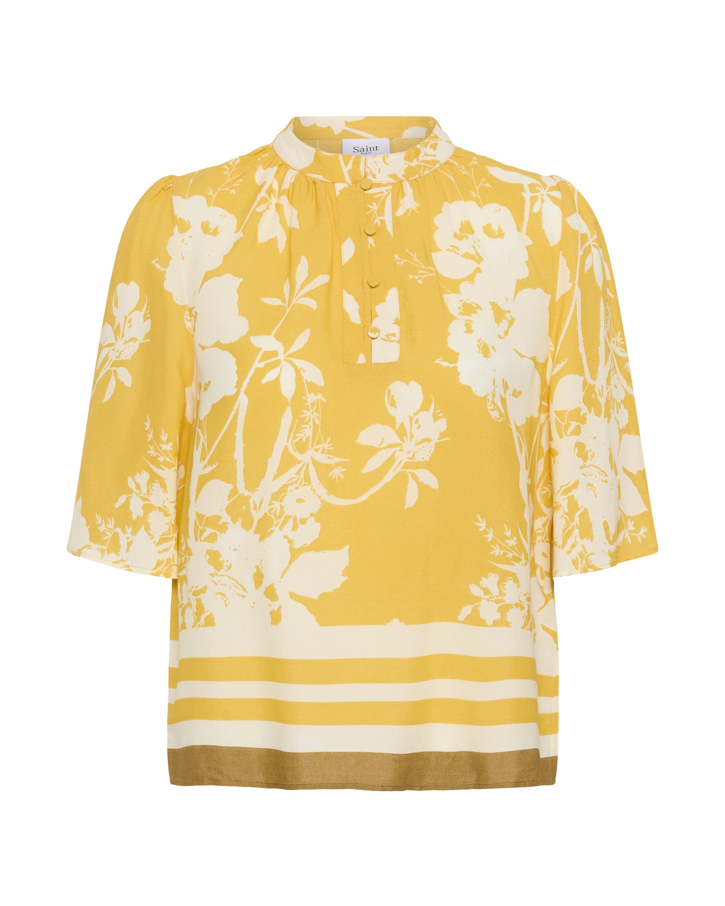 SAINT TROPEZ Bluse 'RashedaSZ' i gul: forside