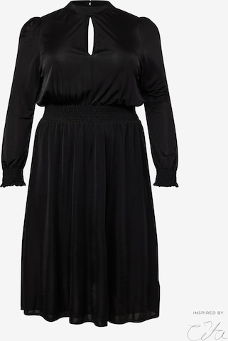 Robe 'Meline' Guido Maria Kretschmer Curvy en noir : devant