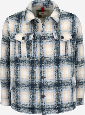 s.Oliver Men Big Sizes Between-Season Jacket in Blue: front