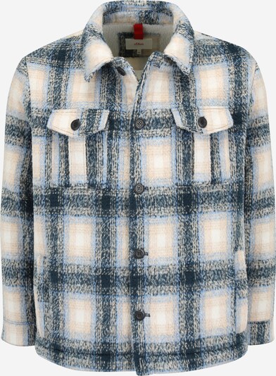 s.Oliver Men Big Sizes Between-Season Jacket in Beige / Turquoise / Dark blue / White, Item view