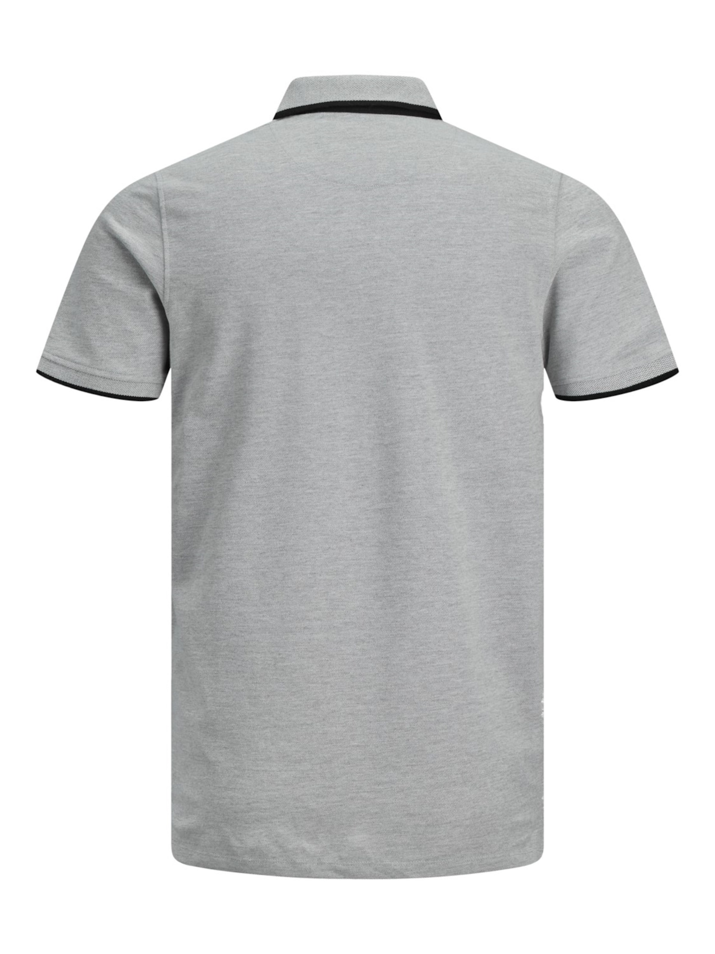 JACK & JONES Poloshirt 'JJPaulos' in Grau