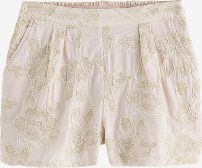 B by Ted Baker Bukser med lægfolder i 34 i creme / guld / hvid, Produktvisning