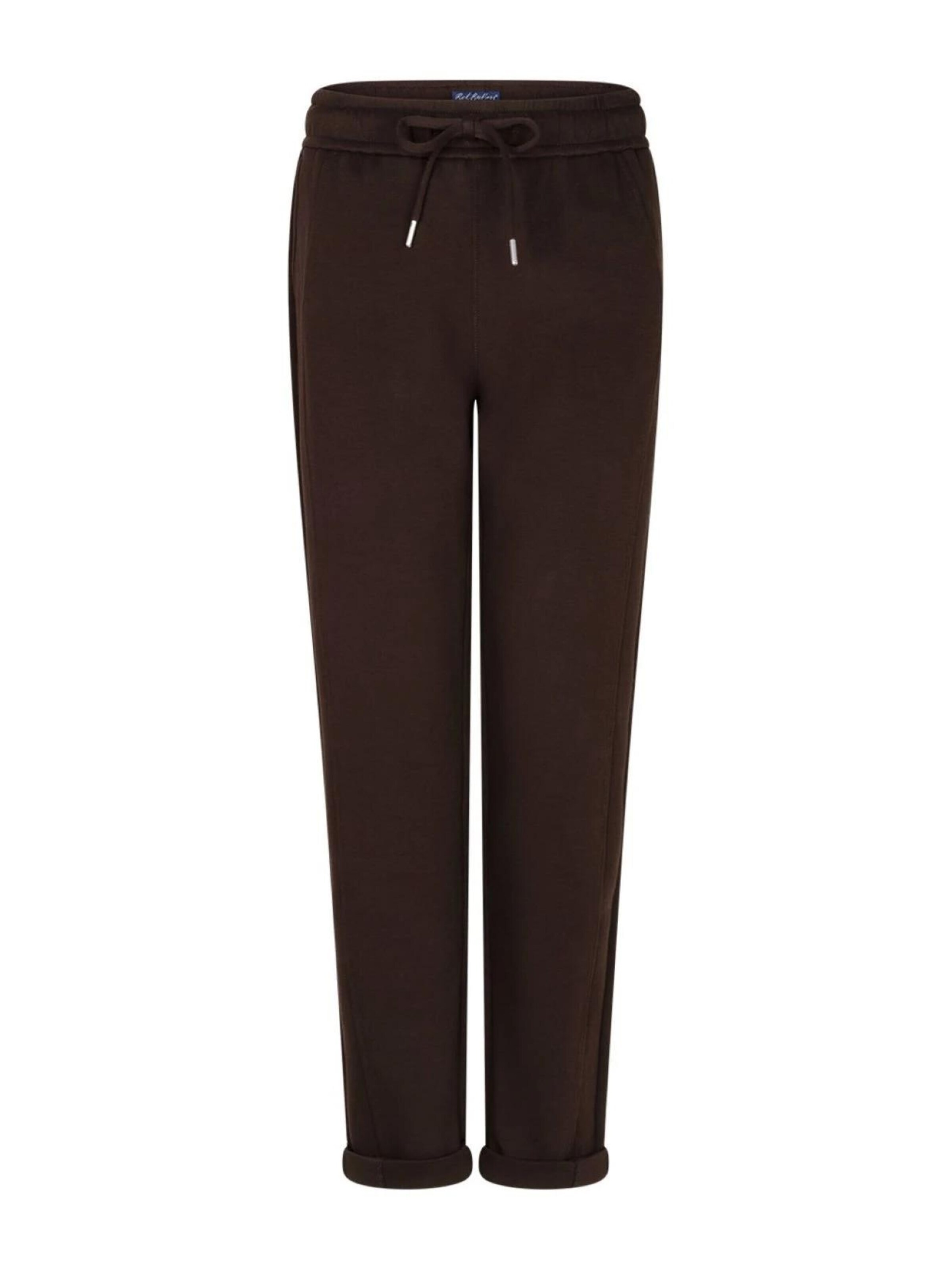 Red Button Regular Broek 'RB Stella scuba espresso' in Bruin: voorkant