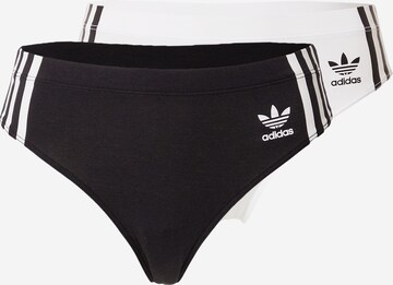 ADIDAS ORIGINALS - Braga en negro: frente