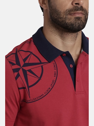 T-Shirt 'Ering' Jan Vanderstorm en rouge