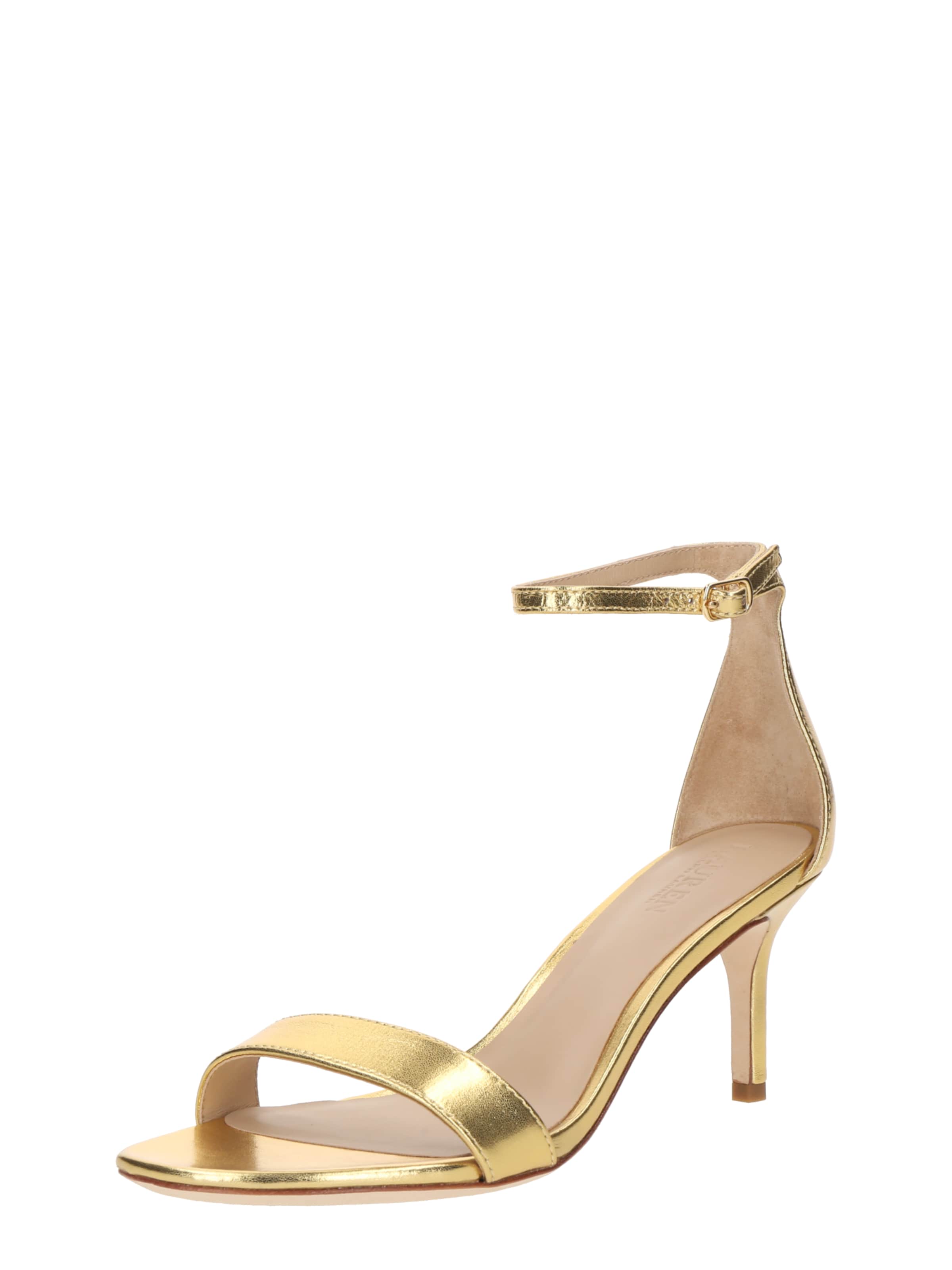 Lauren Ralph Lauren Босоножки с ремешком 'ALLIE' в Золотой: спереди