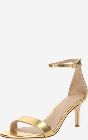 Sandale cu baretă 'ALLIE' de la Lauren Ralph Lauren pe auriu: față