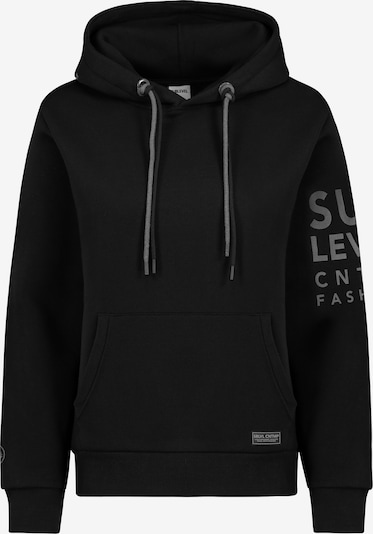 Sublevel Sweater majica 'Asmia' veličine L u siva / crna, Pregled proizvoda
