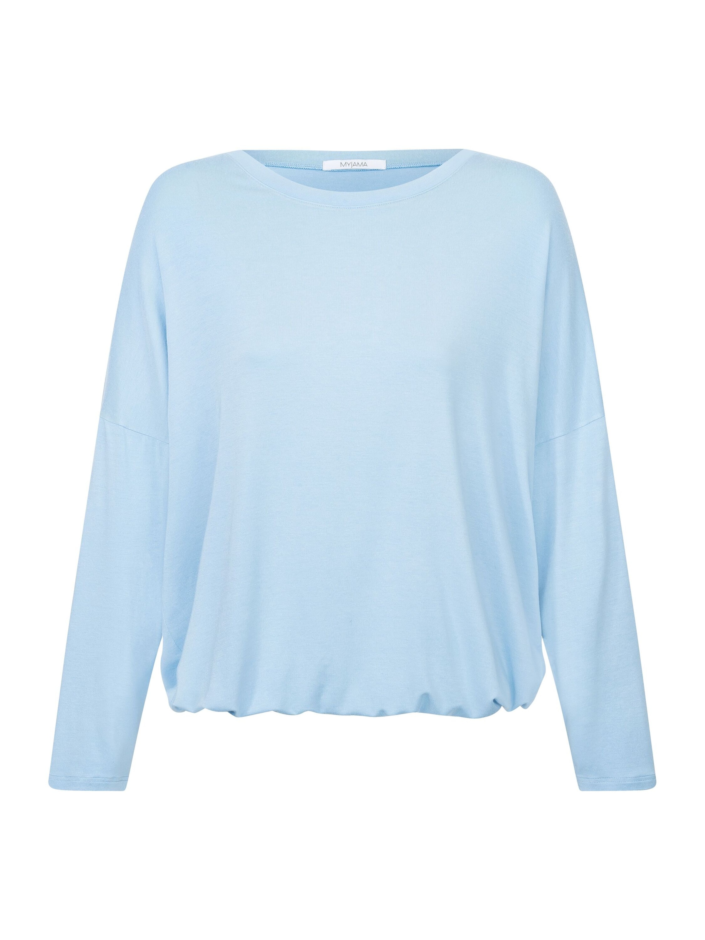 Myjama Slaapshirt 'Cami' in Blauw: voorkant