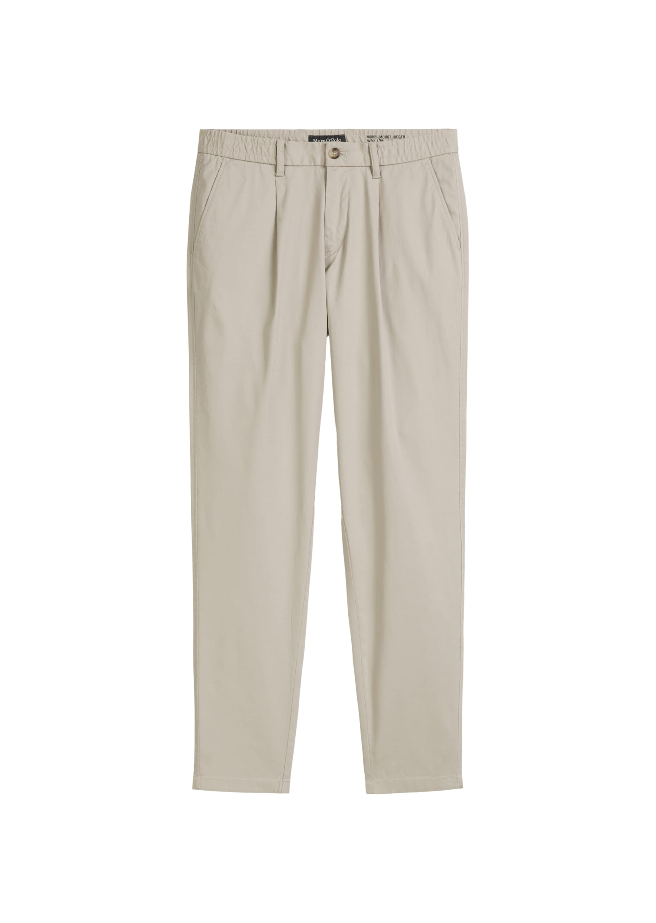 Pantalon chino Marc O'Polo en beige : devant
