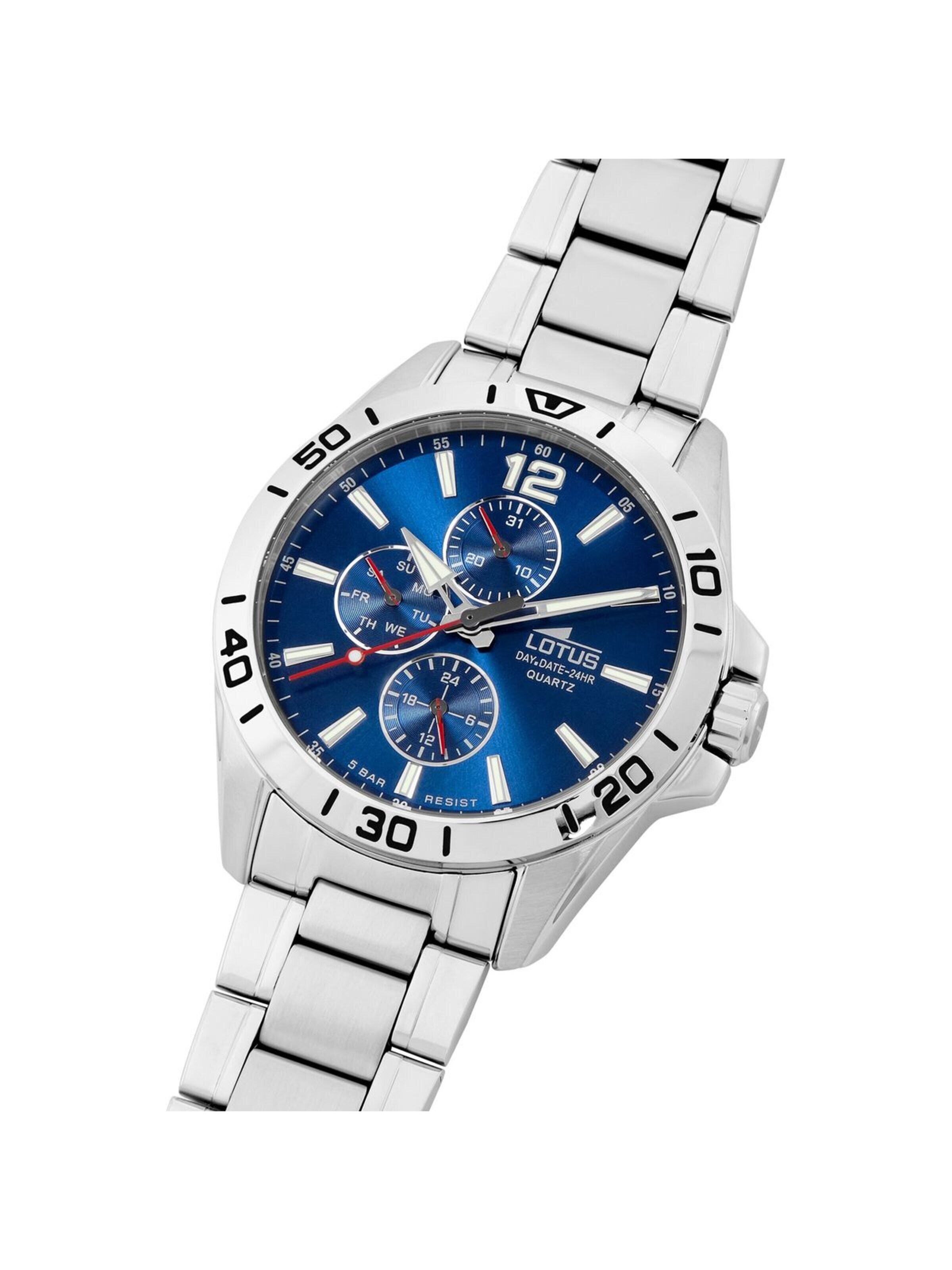 Lotus Analoog horloge in Blauw