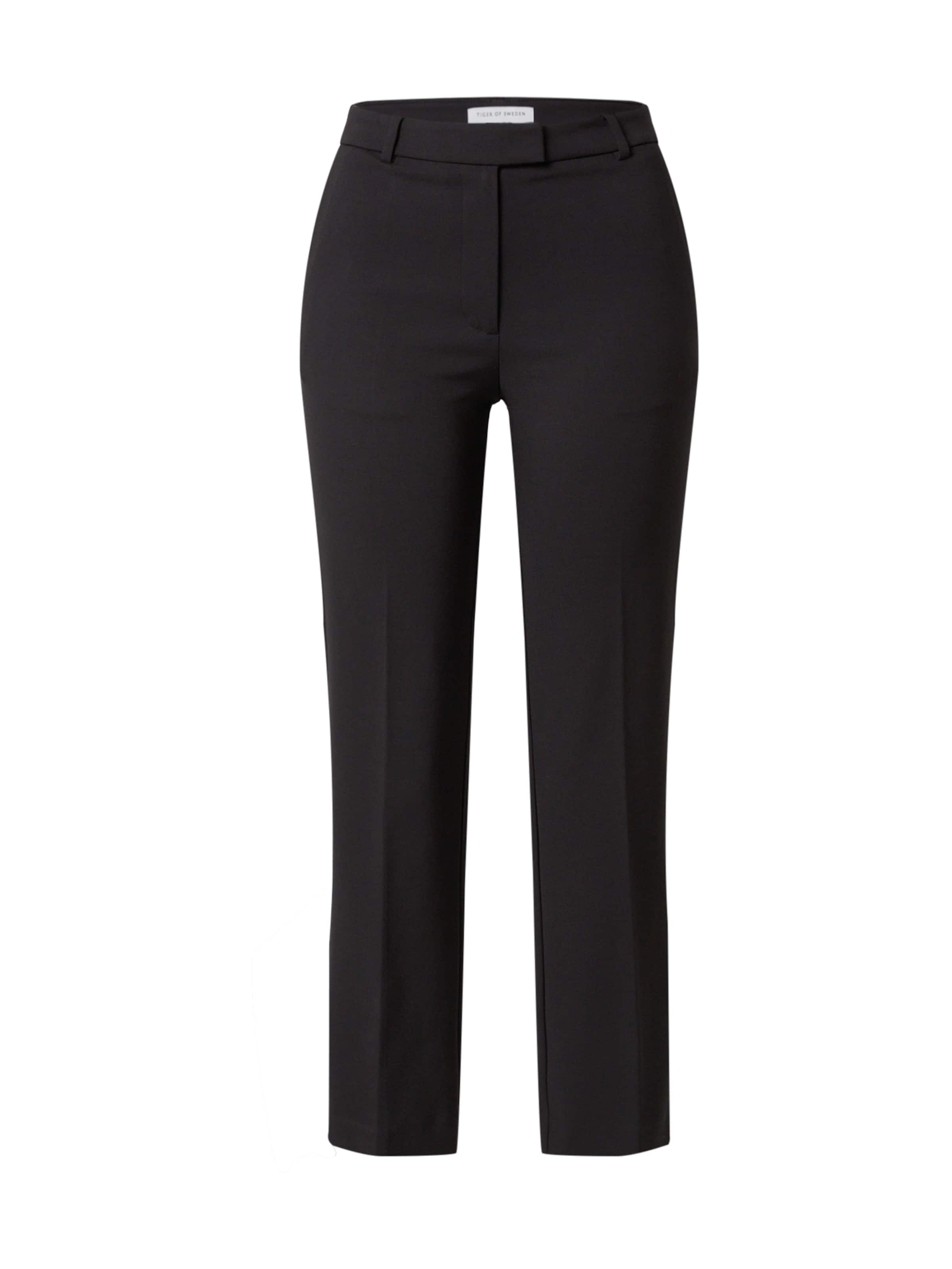 Tiger of Sweden Regular Pantalon 'Noora' in Zwart: voorkant