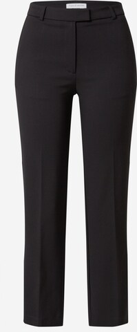 Tiger of Sweden Regular Pleated Pants 'Noora' in Black: front