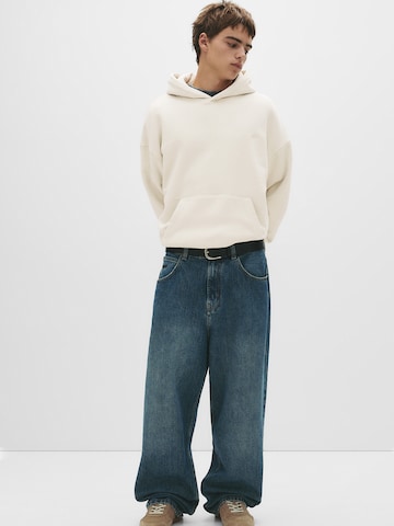 Pull&Bear Collegepaita 'STWD' värissä valkoinen