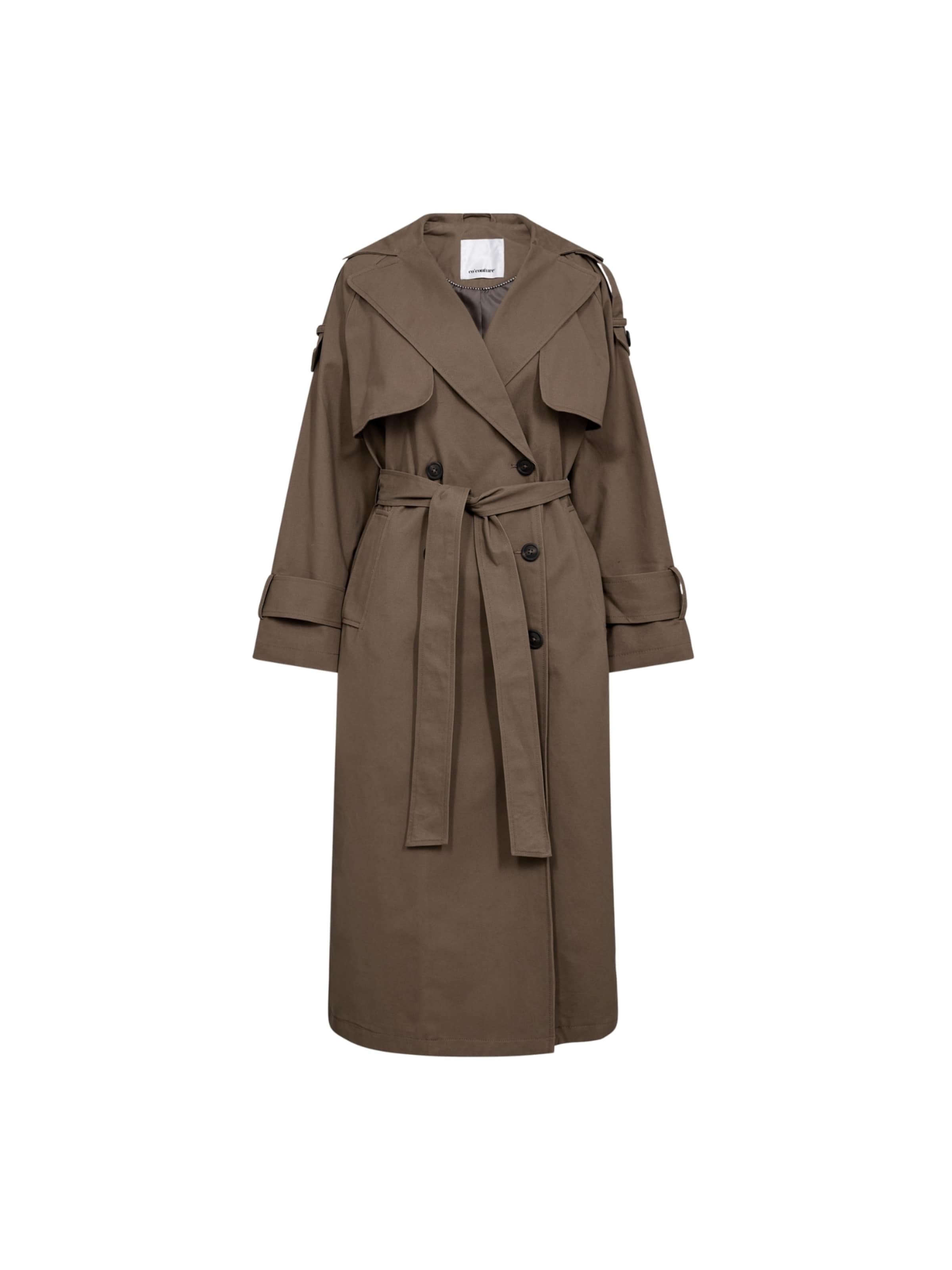 co'couture Between-seasons coat 'Ethan' in Chestnut brown, Item view