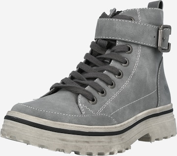 Dockers by Gerli Lace-Up Ankle Boots in Grey: front