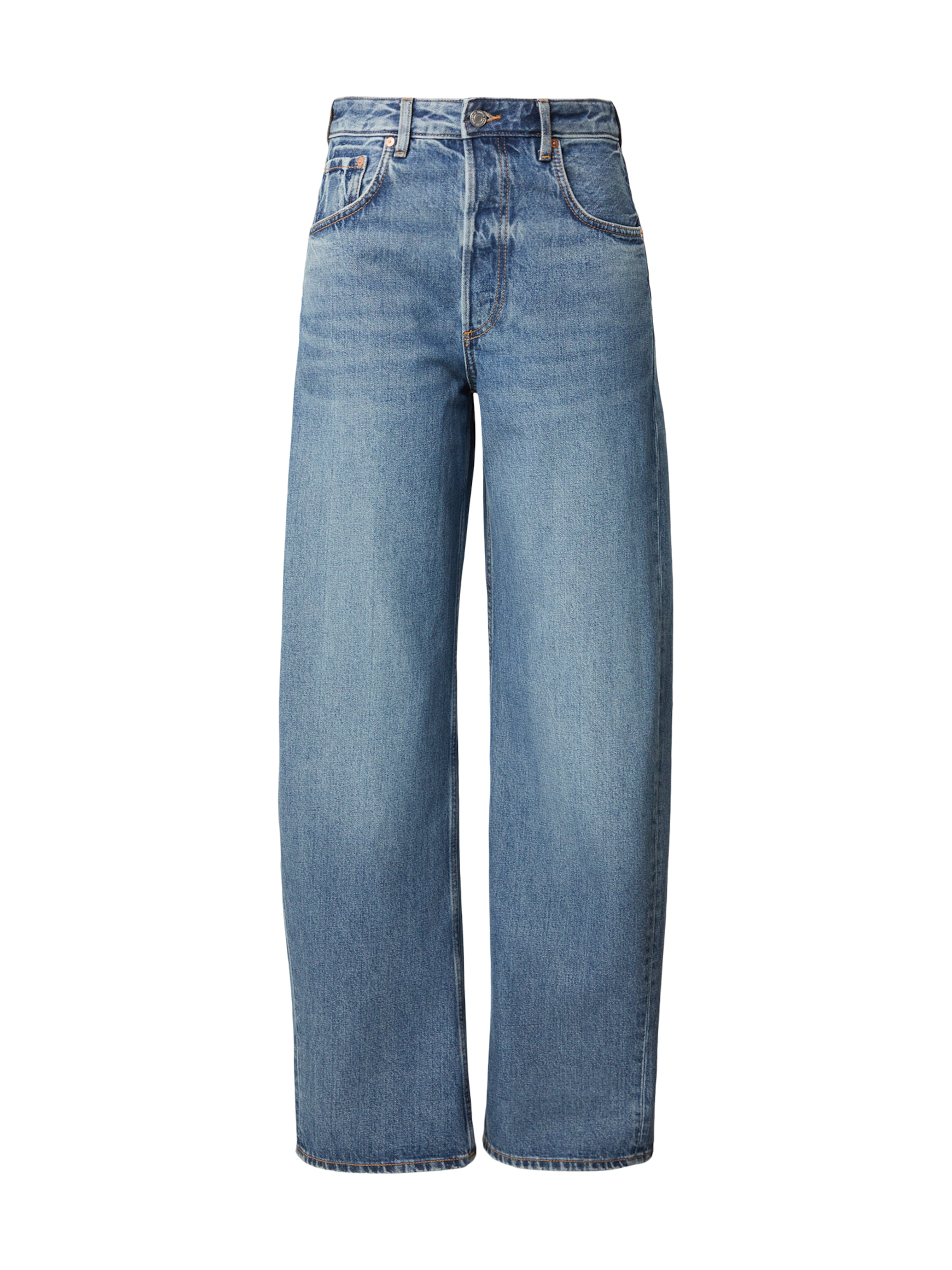 & Other Stories Barrel Jeans in Blau: Vorderseite