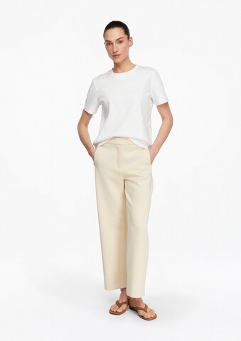 Wide Leg Pantalon COMMA en beige