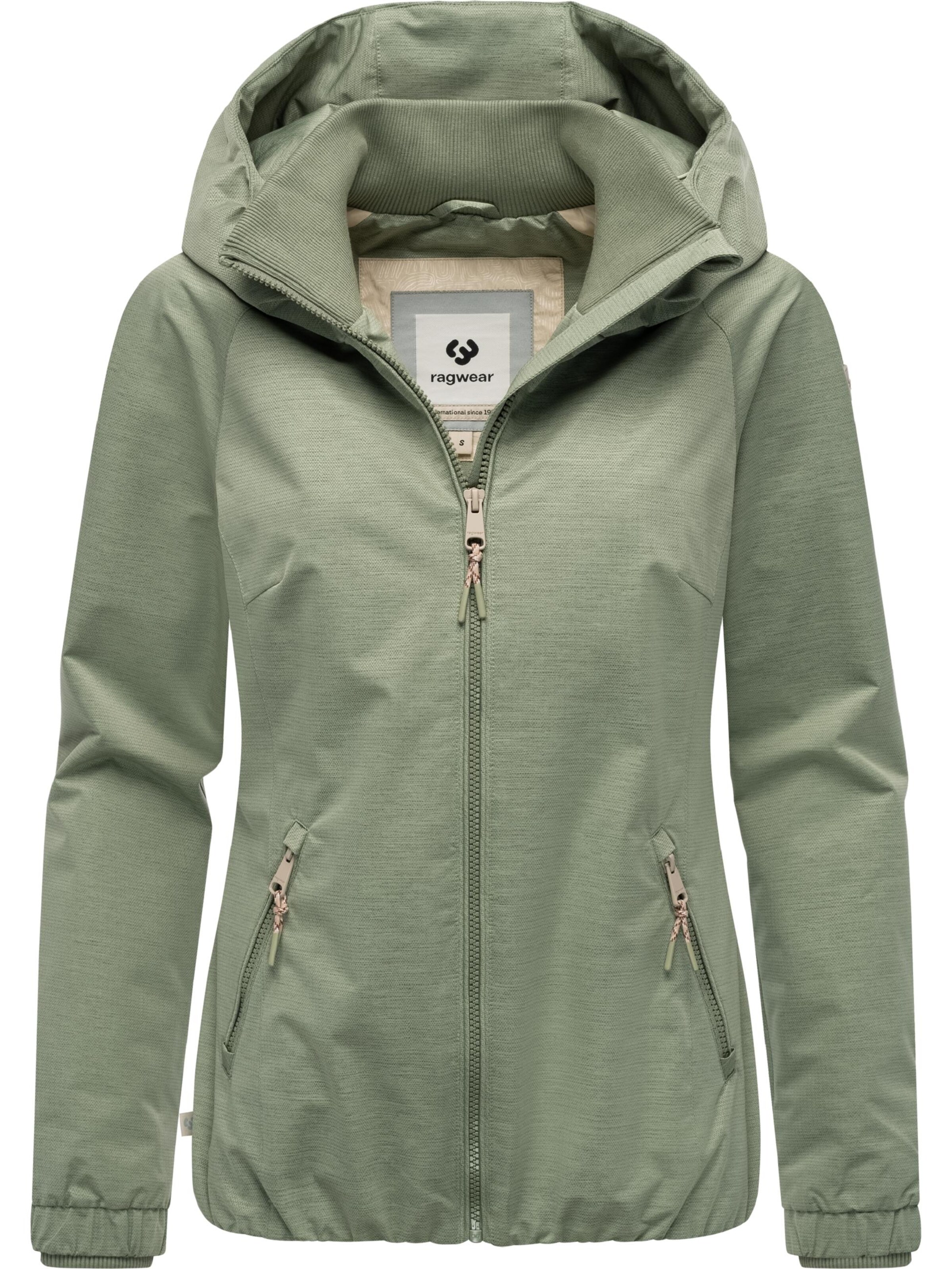 Ragwear Weatherproof jacket 'Dizzie' in Green