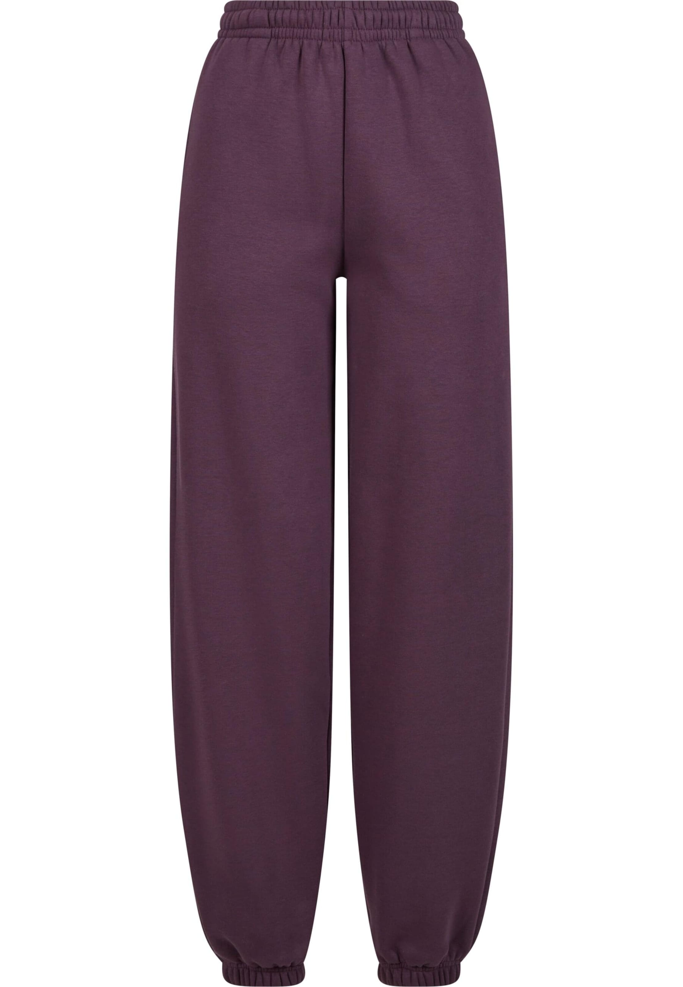 Urban Classics Tapered Broek in Lila: voorkant
