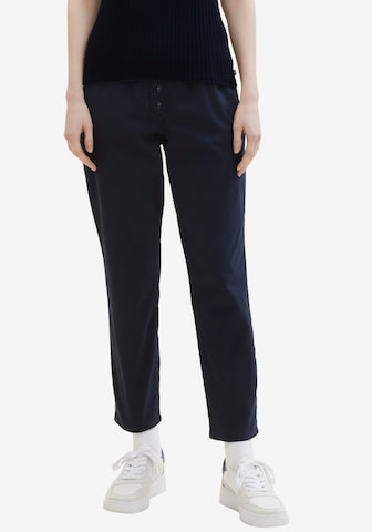 TOM TAILOR Regular Chino Pants in Blue: front