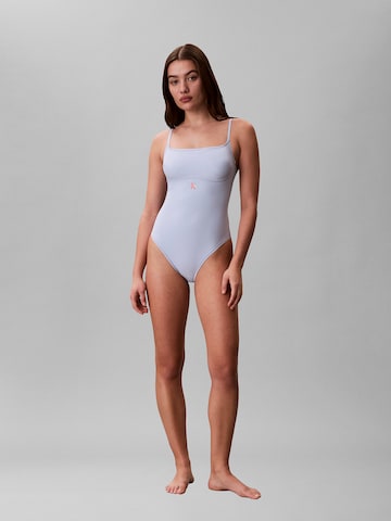 Bustier Maillot de bain Calvin Klein Swimwear en bleu