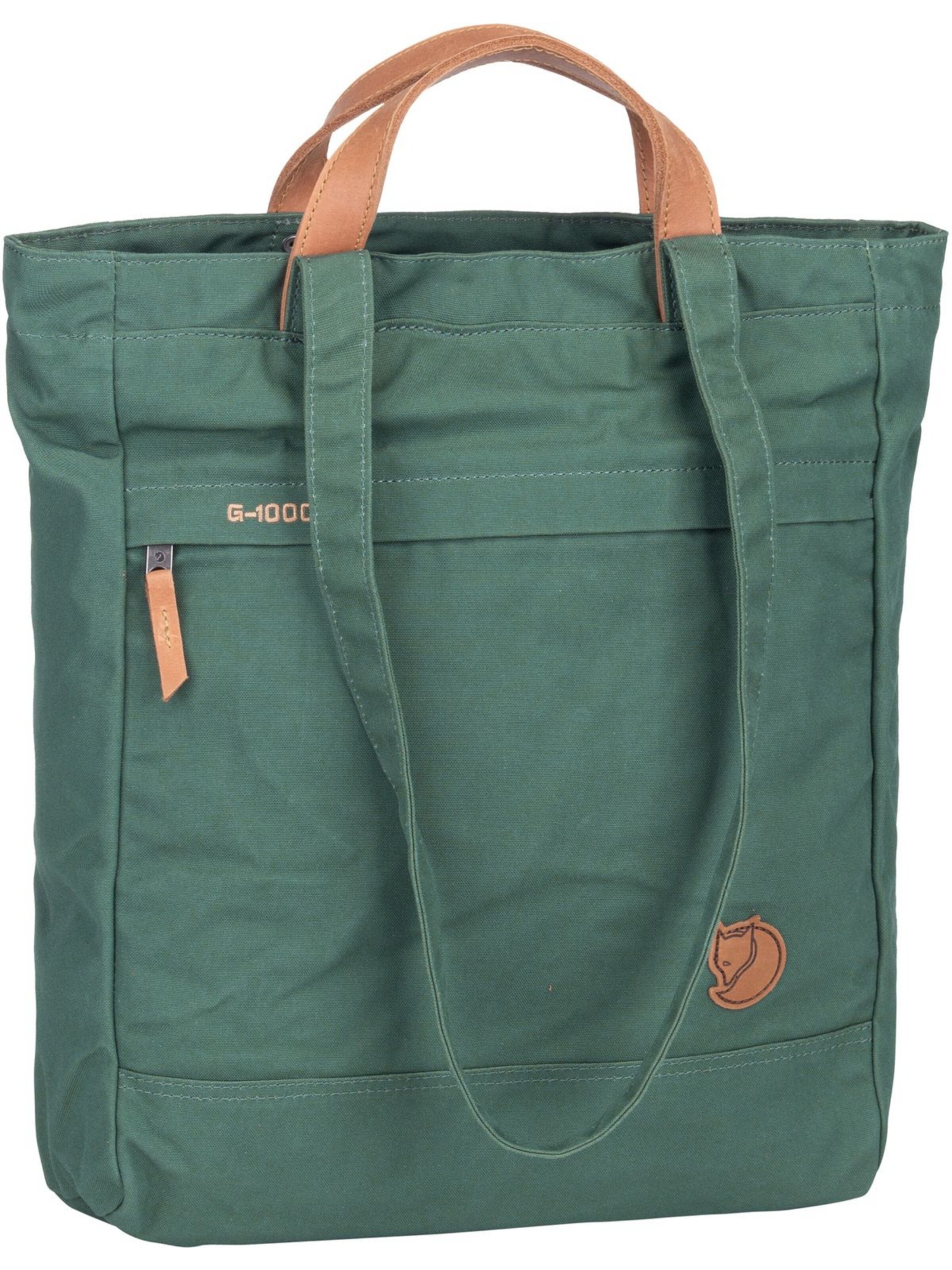 Fjällräven Shopper in Groen: voorkant