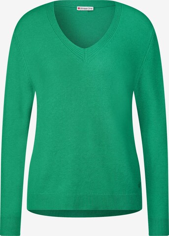 STREET ONE Sweater in Green: front