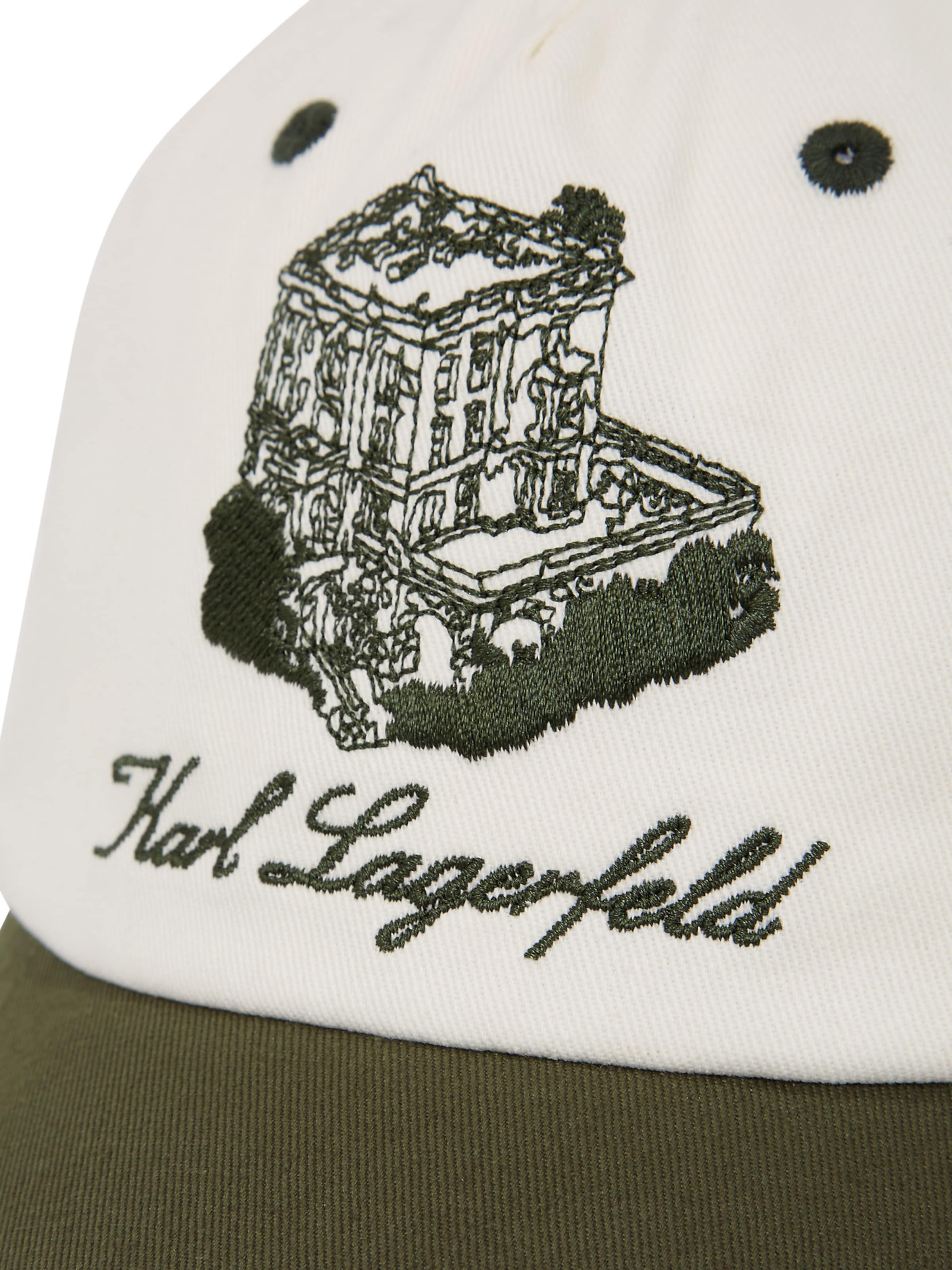 Karl Lagerfeld Кепка 'Villa la Vigie' в Белый