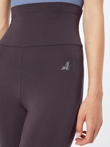 CURARE Yogawear Skinny Sportovní kalhoty – fialová