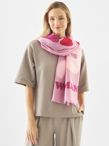 Écharpe CODELLO en rose : devant