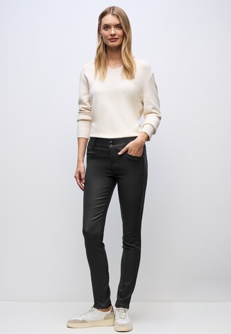 STREET ONE Slim fit Pants in Black