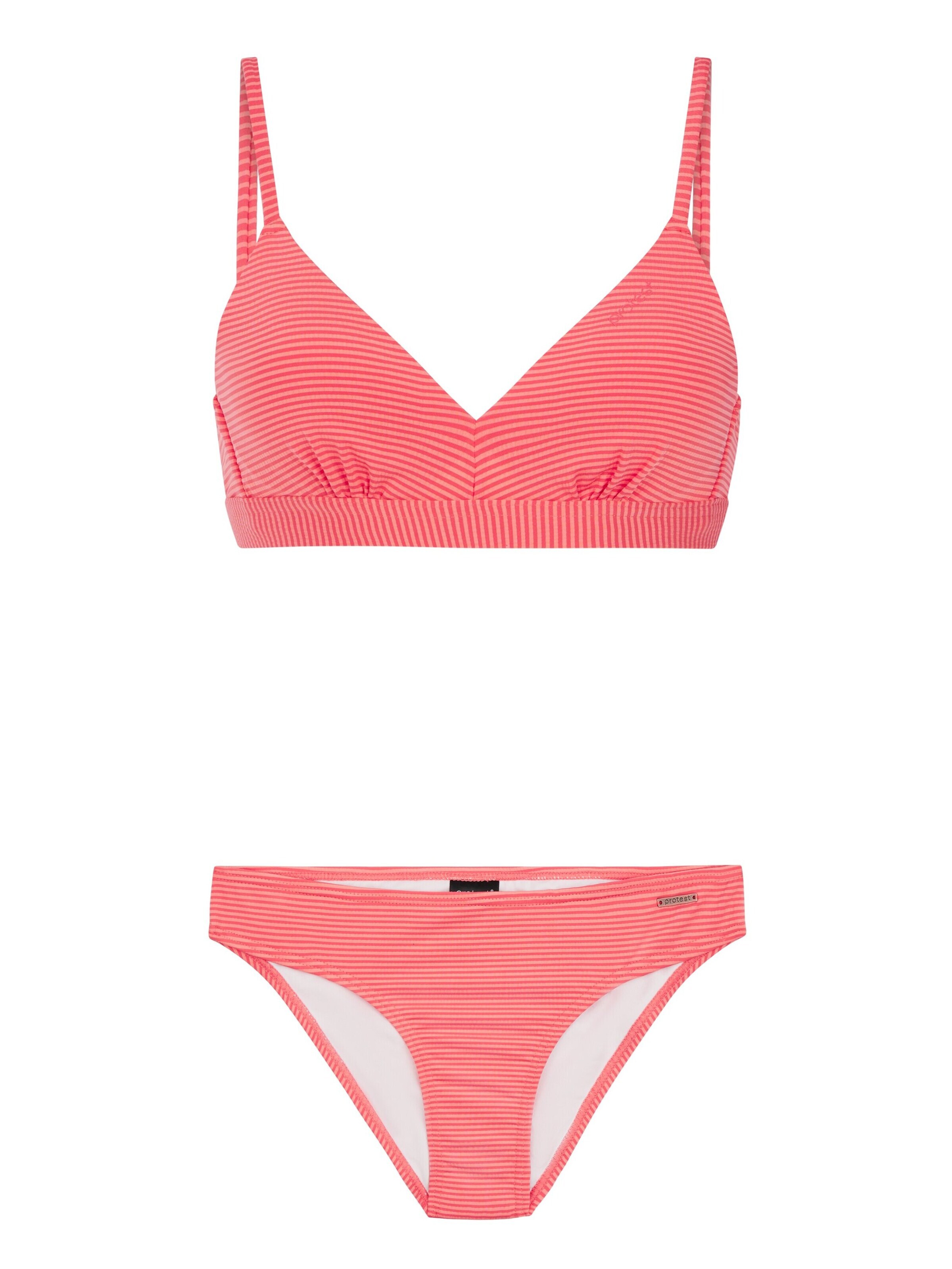 PROTEST Triangle Bikini in Pink: front